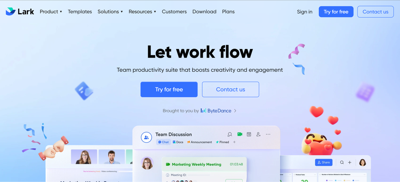 Tạo tổ chức trên Lark